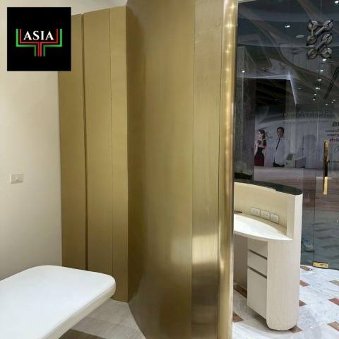 ชั้นโชว์สแตนเลส สไตล์ Modern